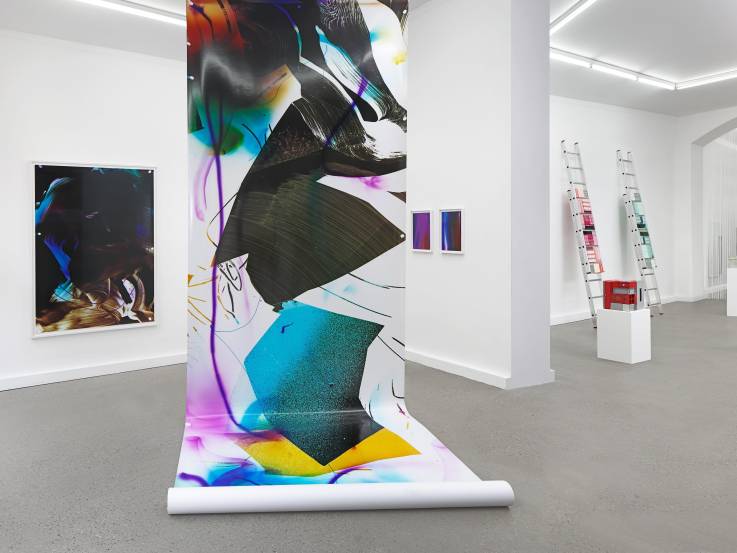 Marta Djourina - works on view between 2018 and 2021, exhibition view Recently Seen and Admired, FeldbuschWiesnerRudolph, photo Gunter Lepkowski