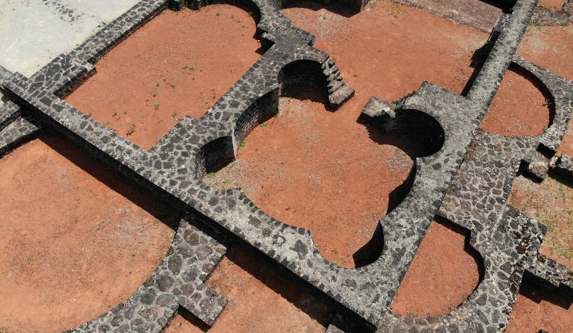 Vestiges of the Roman villa in Echternach