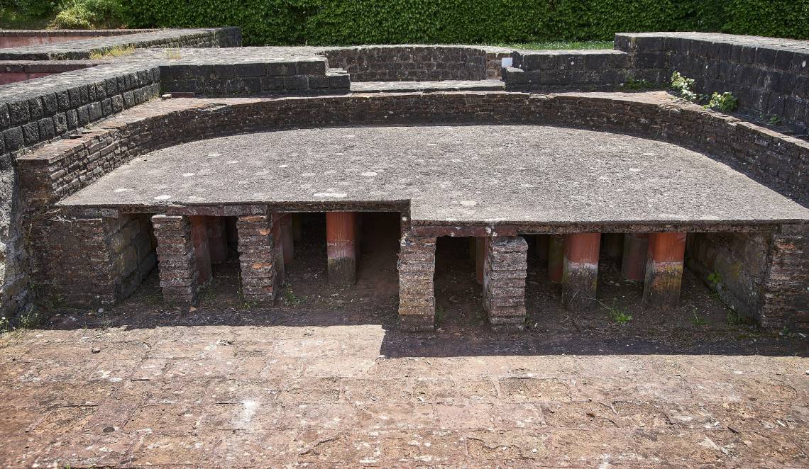 Vestiges of the Roman villa in Echternach