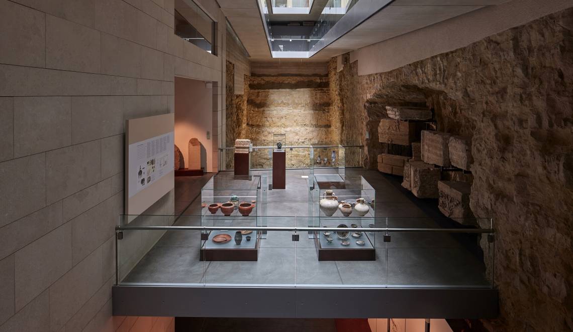 The archeology section of the Nationalmusée um Fëschmaart