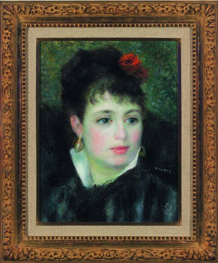 Auguste Renoir, Dame mit Rose, 1876