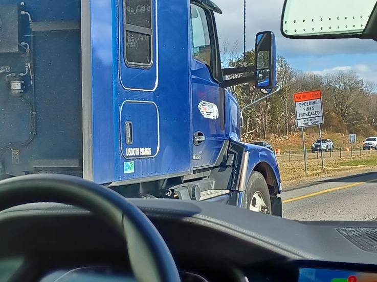 Transport du tableau en camion