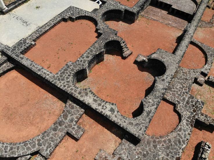 Vestiges of the Roman villa in Echternach
