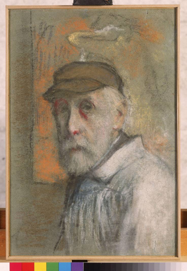 Edgar Degas, Selbstbildnis, ca. 1900