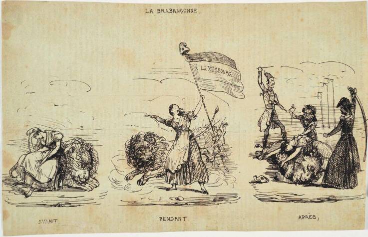 La Brabançonne, vers 1840