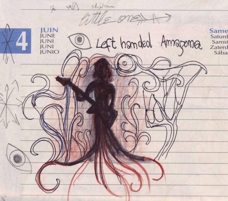 Catherine Lorent, Left handed Amazona