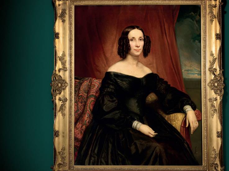 Jacques Sturm, Portrait d’Anne Joséphine Borremans-Claisse, vers 1837-1840
