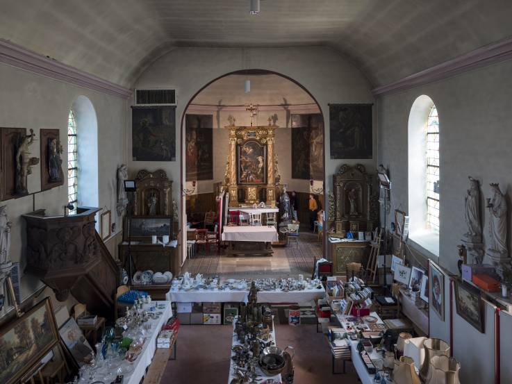 Vue de l'intérieur d'une église