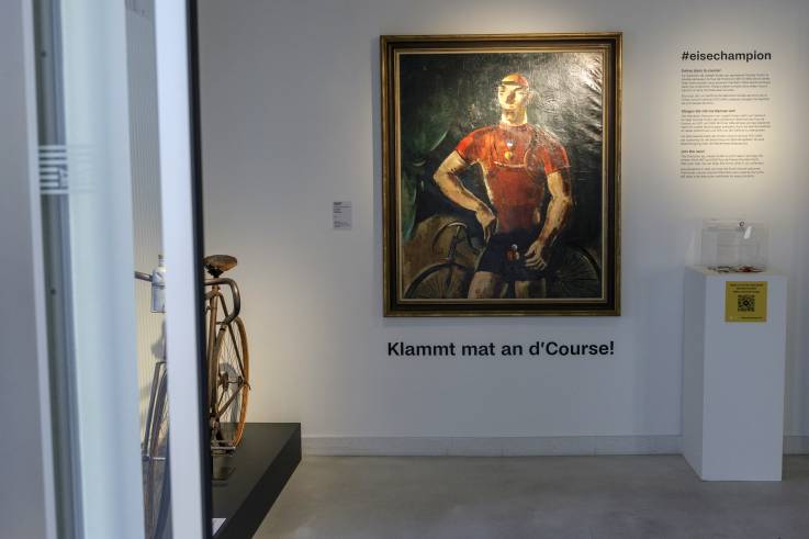 L'espace d'exposition dédié au Champion de Joseph Kutter 
