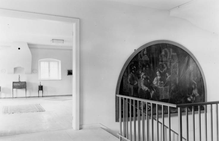 Vue sur l'exposition de la collection Unden-Thiry en 1954
