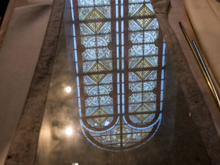 Détail de l'église de Peppange