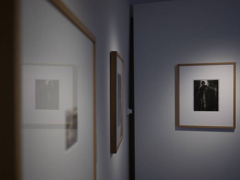 View of the show in the Steichen cabinet 